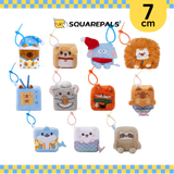 Squarepals Plush Soft Toy - Animal Series (7cm) | Cute Mini Stuffed Doll for Stress Relief & Collection
