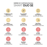 Haenim Smart DUO SE UV-C Sterilizer (Cream Pink)