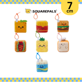Squarepals Plush Soft Toy - Food Series (7cm) | Cute Mini Stuffed Doll for Stress Relief & Collection