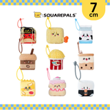 Squarepals Cute Squishy Plush Doll - Kombini Series (7cm) | Soft Collectible Gift for Plush Lovers