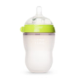 Comotomo Natural Feel Anti-Bacterial Heat Resistance Silicon Baby Bottle 250ml (Green)