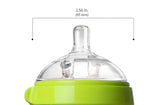 Comotomo Natural Feel Anti-Bacterial Heat Resistance Silicon Baby Bottle 250ml (Green)