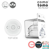Comotomo Replacement Nipples, Fast Flow (3 holes), 2-pack