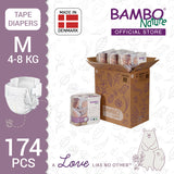 Bambo Nature Baby Diaper [Size 3 / 4-8kg] 29/pack, 6-packs