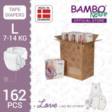 Bambo Nature Baby Diaper [Size 4 / 7-14kg] 27/pack, 6-packs