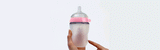 Comotomo Natural Feel Anti-Bacterial Heat Resistance Silicon Baby Bottle 150ml (Pink)