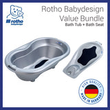 Rotho Babydesign Top Bundle A, Bath Tub + Bath Seat (5 Colors)